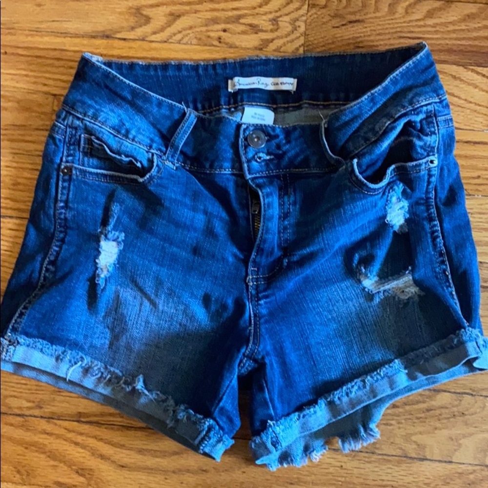 American Rag Cie ripped jean shorts